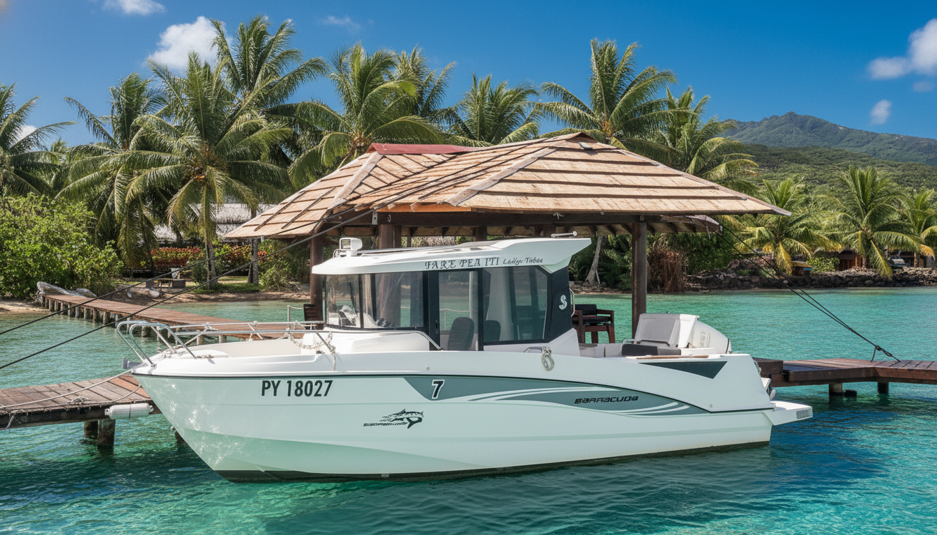 Le bateau du lodge
