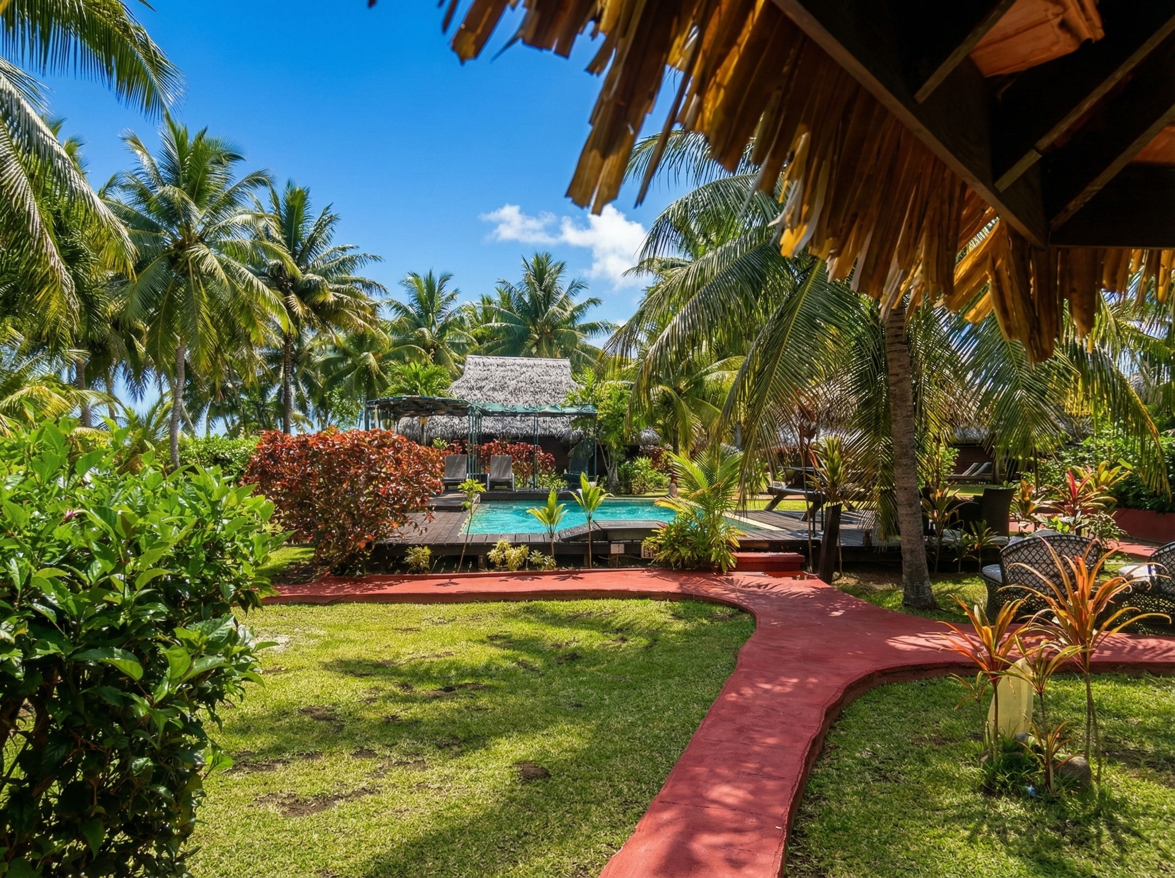 Vue du bungalow Jardin Tradition