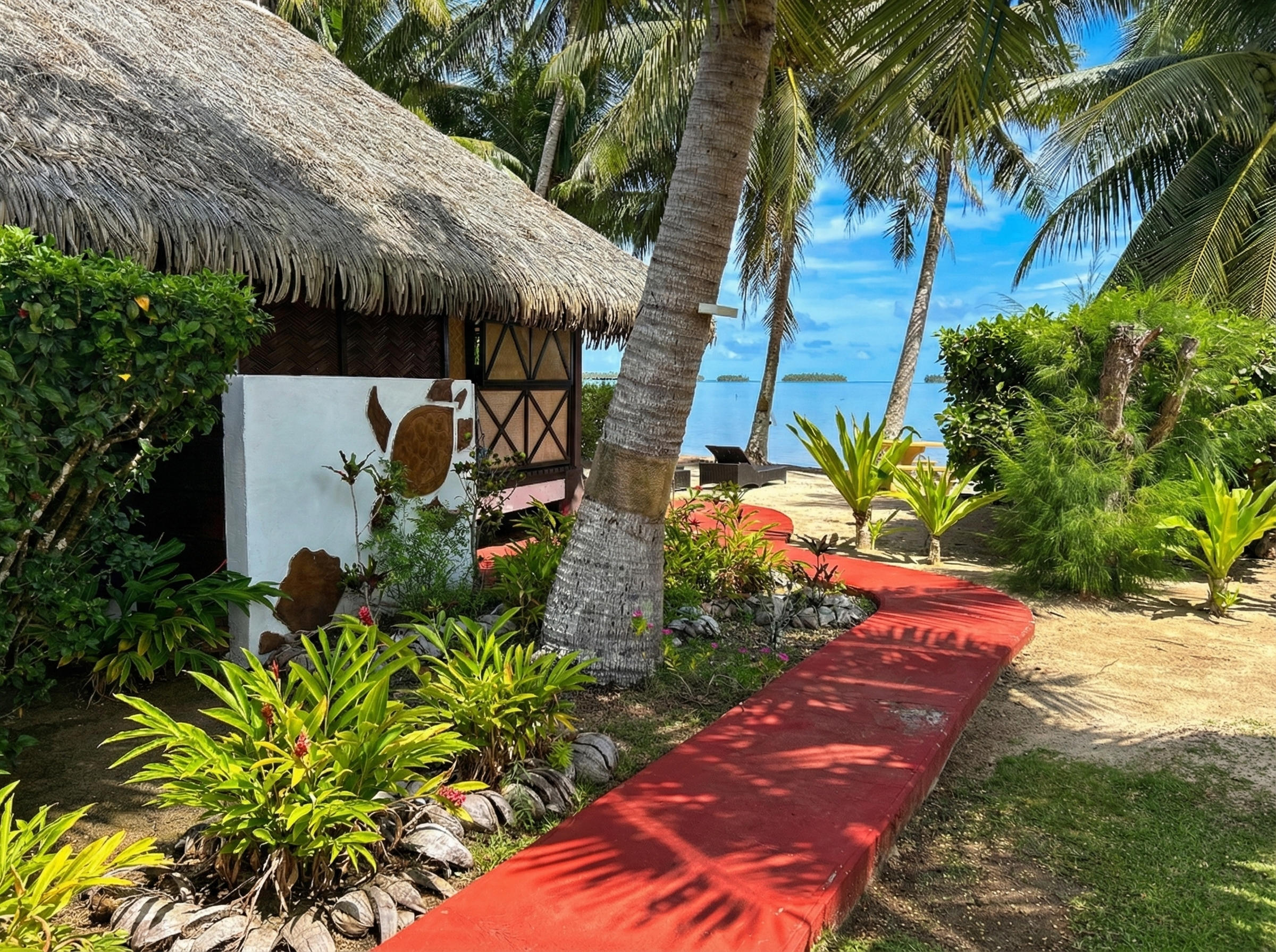 Chambre du bungalow Pilotis Tradition