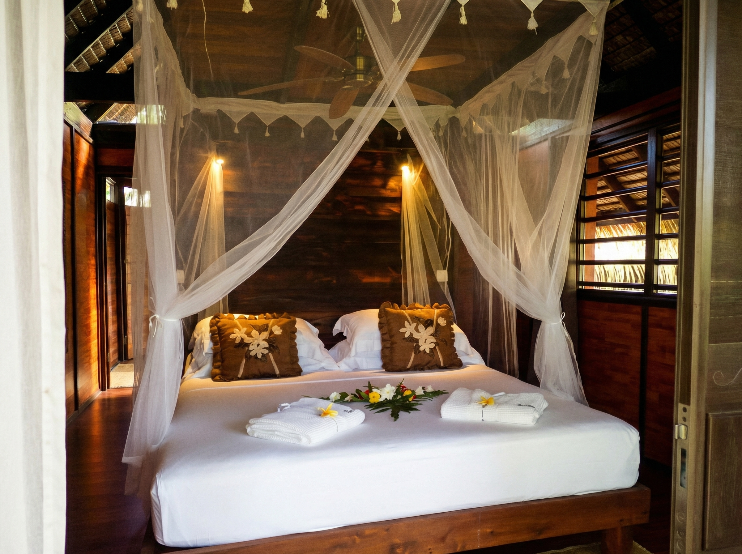 Chambre de la Villa Tropicale