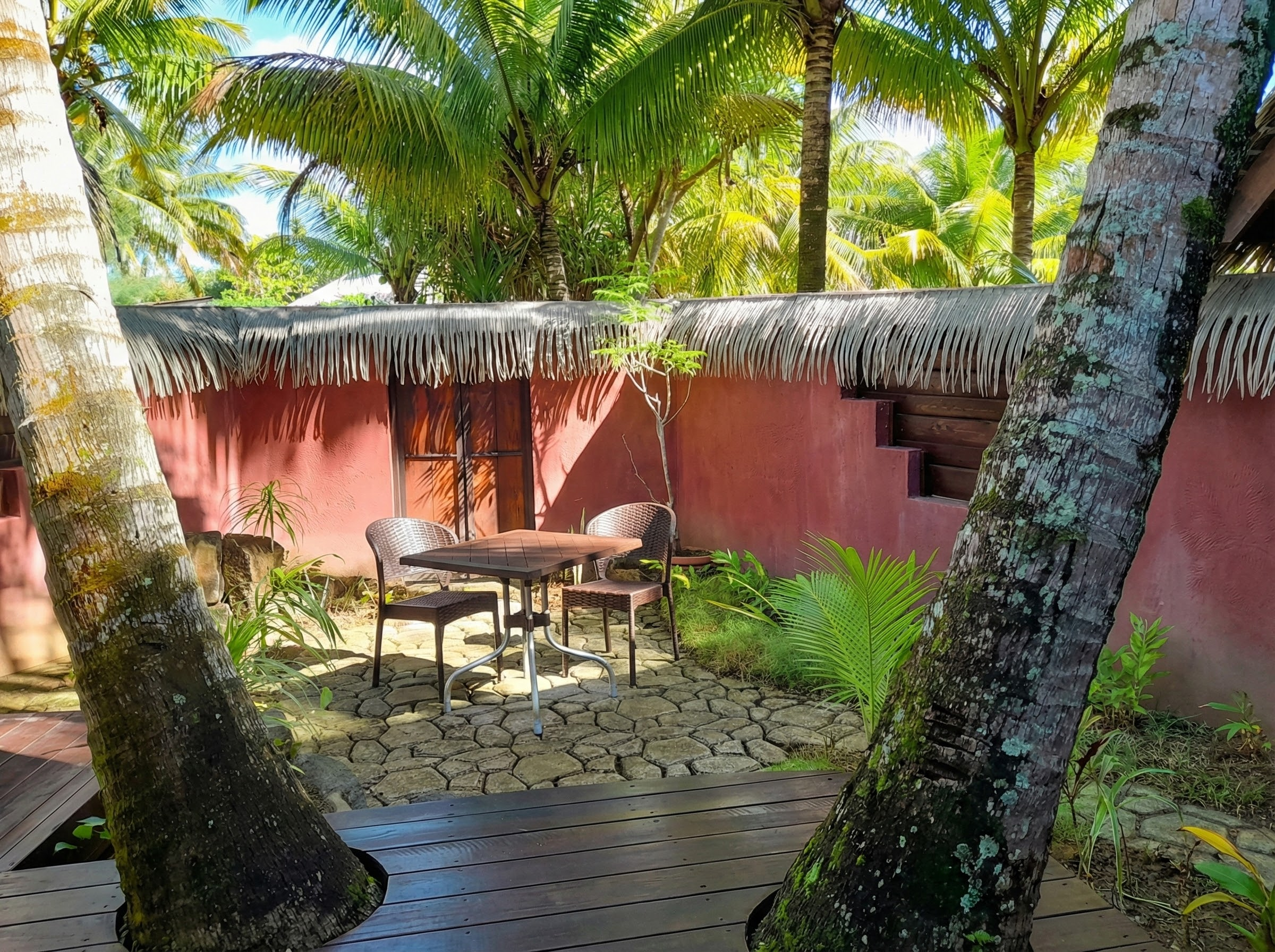 Jardin privatif de la Villa Tropicale